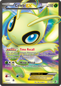 Pokemon Boundaries Crossed Celebi-EX - 141