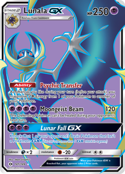 Pokemon Sun & Moon Lunala-GX - 141