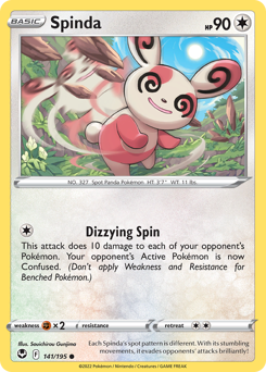 Pokemon Silver Tempest Spinda - 141