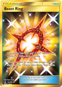 Pokemon Forbidden Light Beast Ring - 141