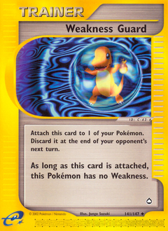 Pokemon Aquapolis Weakness Guard - 141
