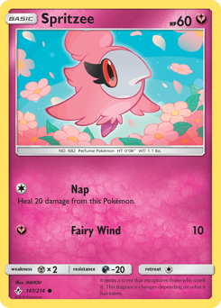 Pokemon Unbroken Bonds Spritzee - 141