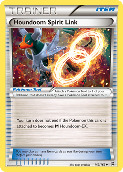 Pokemon BREAKthrough Houndoom Spirit Link - 142