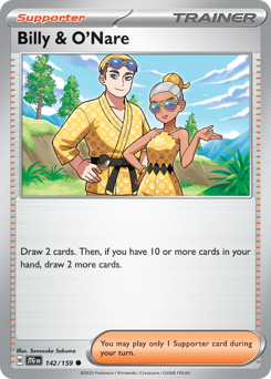 Pokemon Journey Together Billy & O'Nare - 142