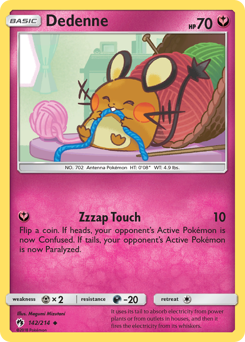 Pokemon Lost Thunder Dedenne - 142