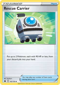 Pokemon Crown Zenith Rescue Carrier - 142