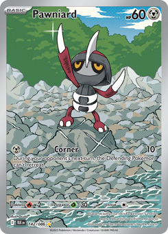 Pokemon Black Bolt Pawniard - 142