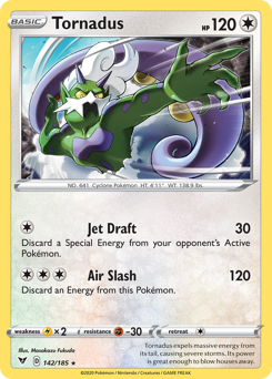 Pokemon Vivid Voltage Tornadus - 142