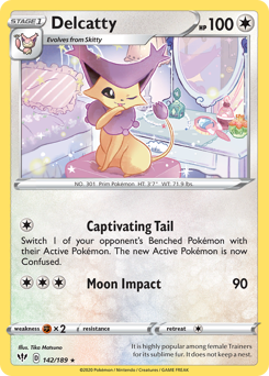 Pokemon Darkness Ablaze Delcatty - 142