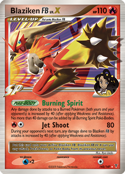 Pokemon Supreme Victors Blaziken FB LV.X - 142