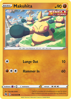 Pokemon Fusion Strike Makuhita - 142