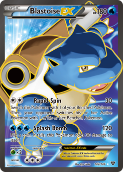 Pokemon XY Blastoise-EX - 142