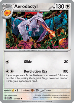 Pokemon 151 Aerodactyl - 142
