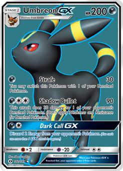 Pokemon Sun & Moon Umbreon-GX - 142