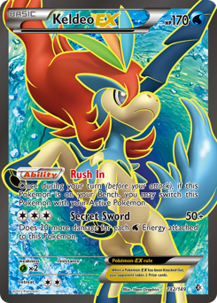 Pokemon Boundaries Crossed Keldeo-EX - 142