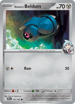Pokemon Destined Rivals Steven's Beldum - 143