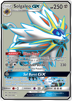 Pokemon Sun & Moon Solgaleo-GX - 143