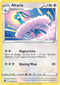 Pokemon Silver Tempest Altaria - 143