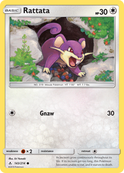 Pokemon Unbroken Bonds Rattata - 143