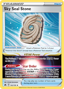 Pokemon Crown Zenith Sky Seal Stone - 143