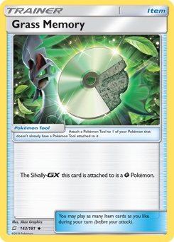 Pokemon Team Up Grass Memory - 143