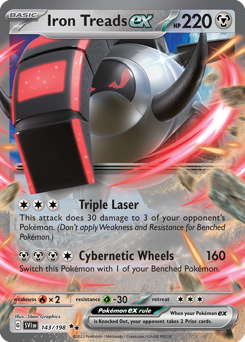 Pokemon Scarlet & Violet Iron Treads ex - 143