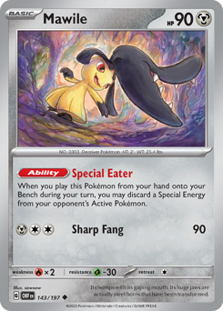 Pokemon Obsidian Flames Mawile - 143