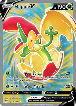 Pokemon Battle Styles Flapple V - 143