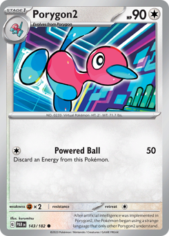 Pokemon Paradox Rift Porygon2 - 143