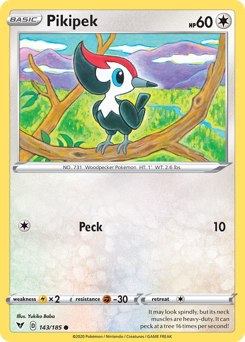 Pokemon Vivid Voltage Pikipek - 143