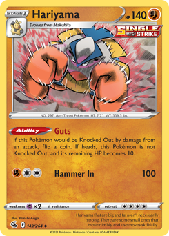 Pokemon Fusion Strike Hariyama - 143