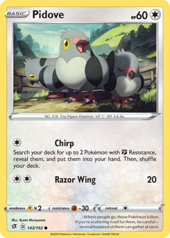 Pokemon Rebel Clash Pidove - 143