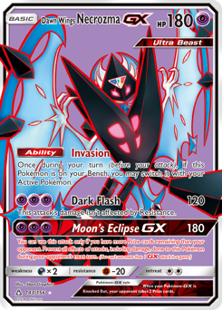 Pokemon Ultra Prism Dawn Wings Necrozma-GX - 143