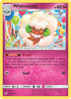 Pokemon Unified Minds Whimsicott - 144