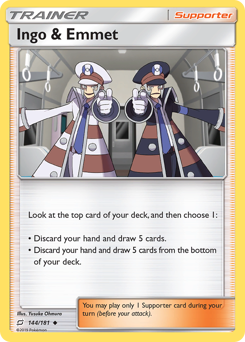 Pokemon Team Up Ingo & Emmet - 144