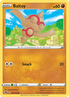 Pokemon Fusion Strike Baltoy - 144