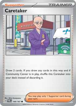 Pokemon Twilight Masquerade Caretaker - 144