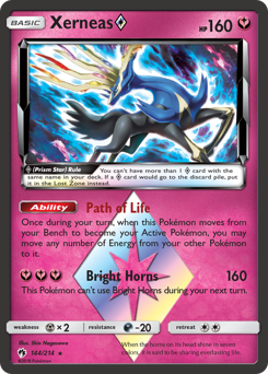 Pokemon Lost Thunder Xerneas ◇ - 144