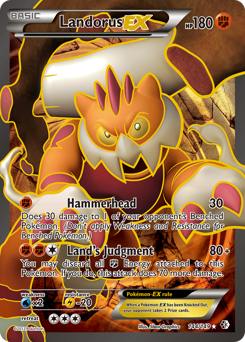 Pokemon Boundaries Crossed Landorus-EX - 144