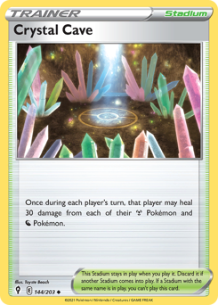 Pokemon Evolving Skies Crystal Cave - 144