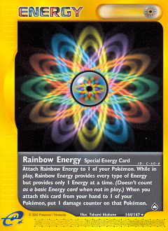 Pokemon Aquapolis Rainbow Energy - 144