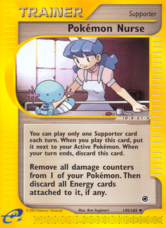 Pokemon Expedition Base Set Pokémon Nurse - 145