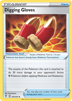 Pokemon Evolving Skies Digging Gloves - 145