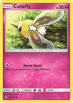 Pokemon Lost Thunder Cutiefly - 145
