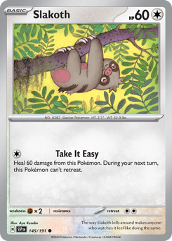 Pokemon Surging Sparks Slakoth - 145