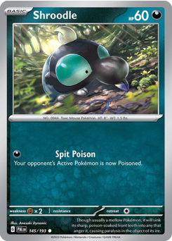 Pokemon Paldea Evolved Shroodle - 145