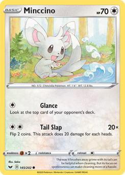 Pokemon Sword & Shield Minccino - 145