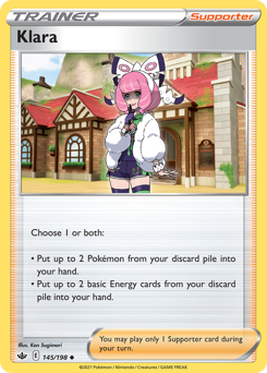 Pokemon Chilling Reign Klara - 145