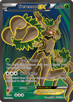 Pokemon Primal Clash Trevenant-EX - 145