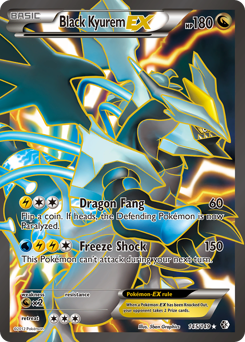 Pokemon Boundaries Crossed Black Kyurem-EX - 145